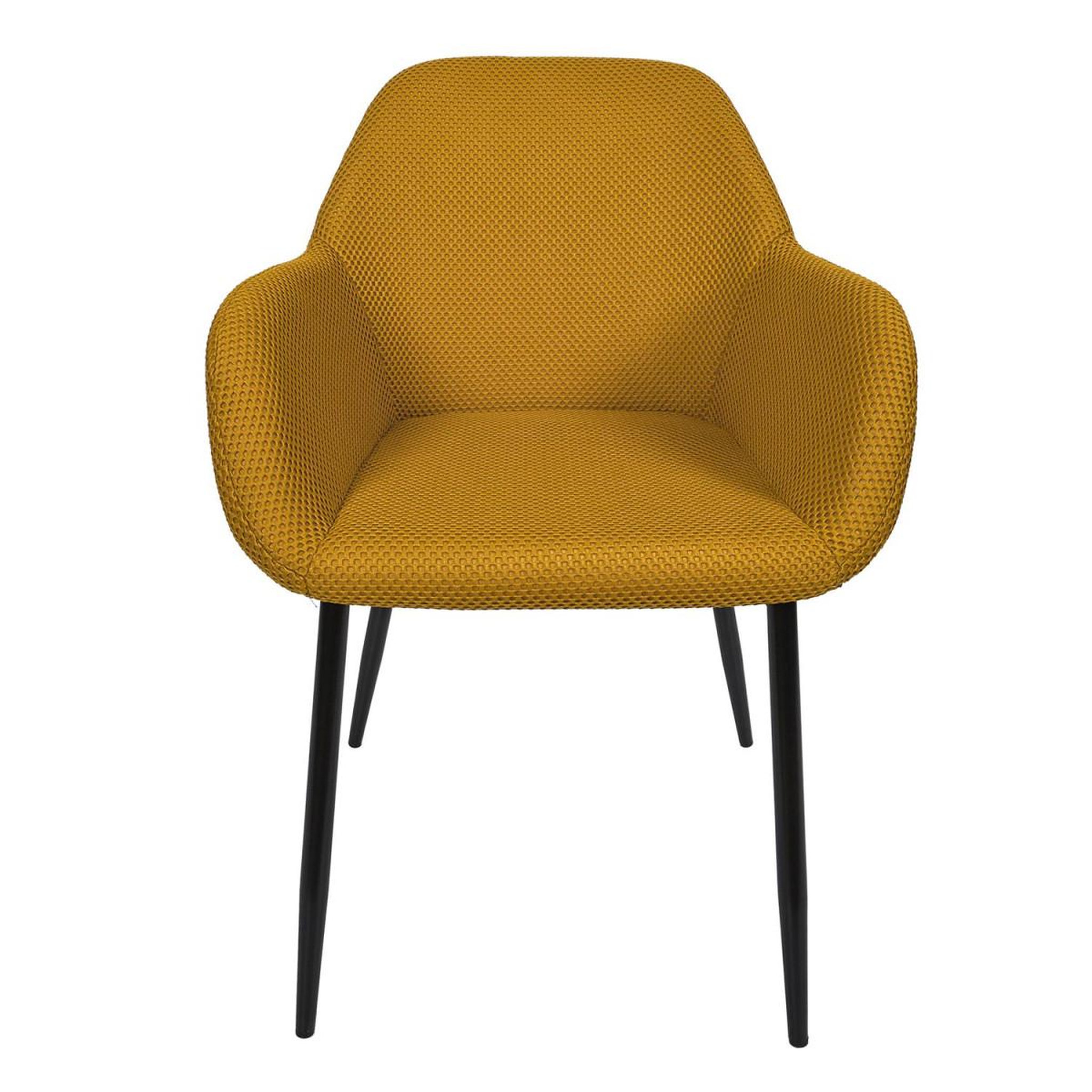 Voir la diapositive 3 : The Home Deco Factory Lot de 2 chaises fauteuil  atome  85cm jaune