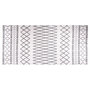 Voir la diapositive 1 : VIDAXL Tapis lavable antiderapant 80x300 cm Noir et blanc