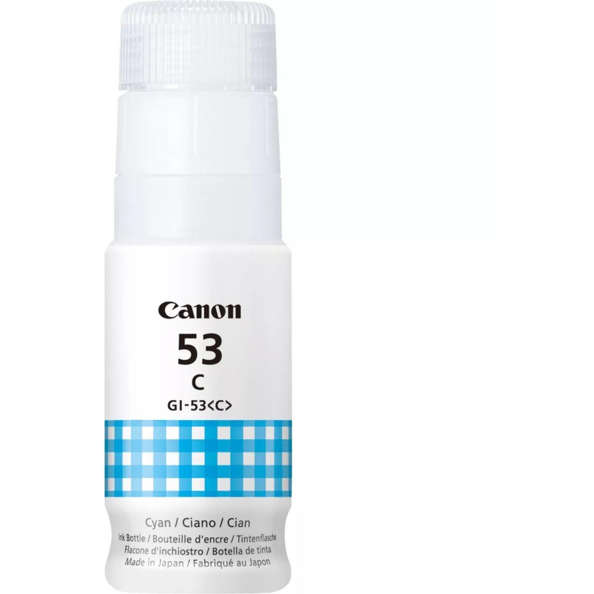 Voir la diapositive 2 : Canon Cartouche d'encre bouteille d'encre gi-53 cyan - 4671c001