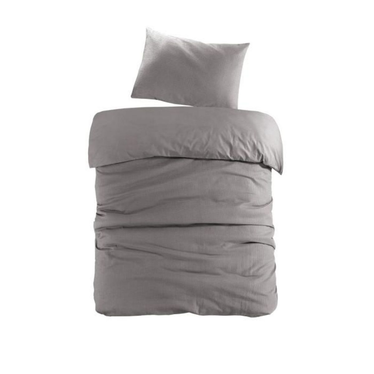 Paris Prix Parure de Lit 2 Pièces  Carla  140x200cm Gris
