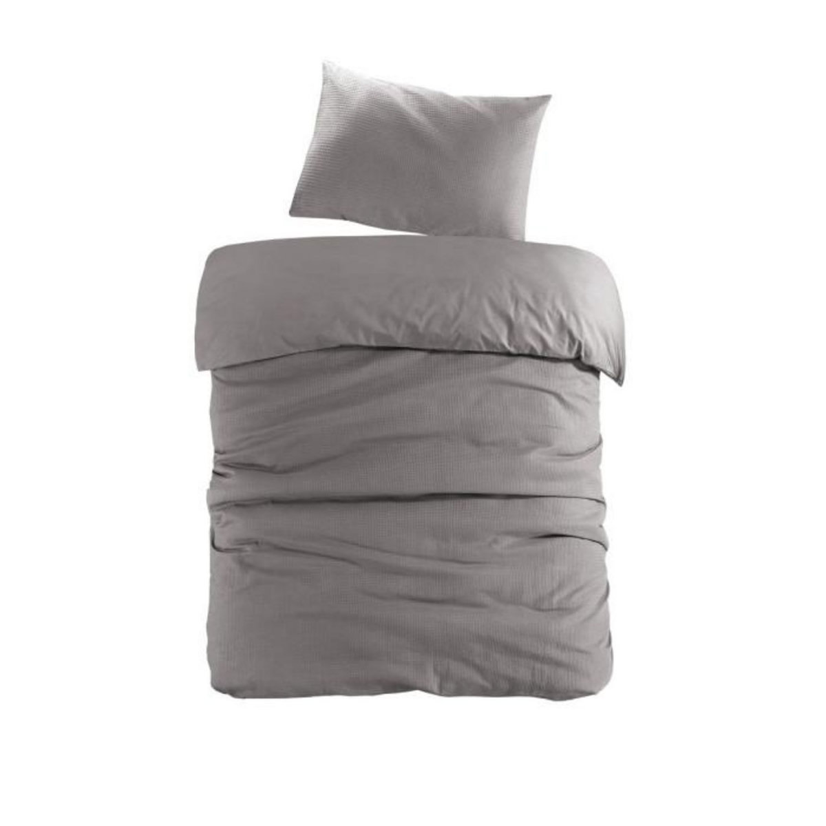 Paris Prix Parure de Lit 2 Pièces  Carla  140x200cm Gris