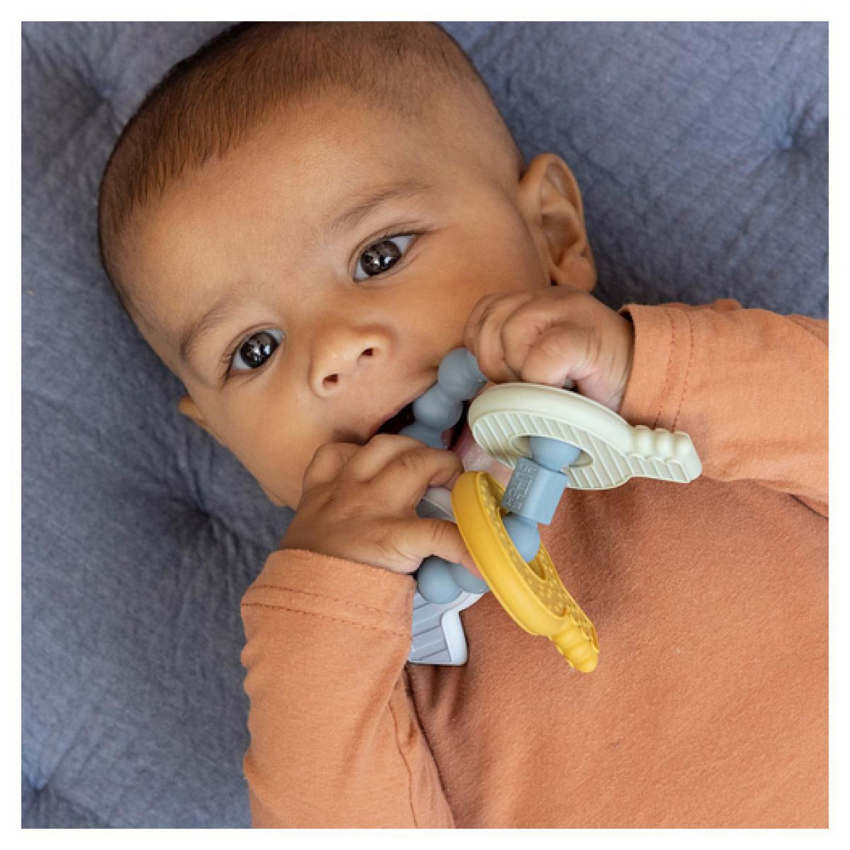 LITTLE DUTCH Trousseau de clés de dentition bleu