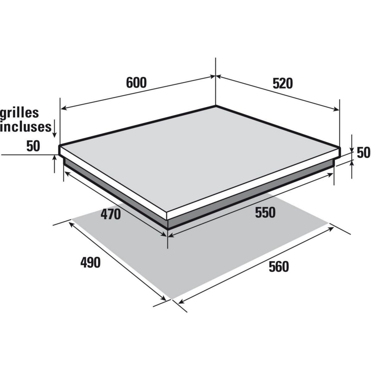 Sauter Plaque gaz SPG4466B