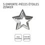 Voir la diapositive 4 : ZENKER Lot de 5 emporte-pièces de Noël en forme d'étoile Zenker Emporte-pièces