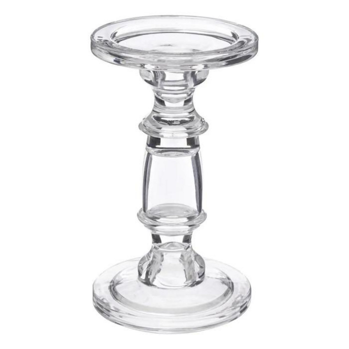 ATMOSPHERA Bougeoir Design  Hunou  19cm Transparent