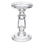ATMOSPHERA Bougeoir Design  Hunou  19cm Transparent