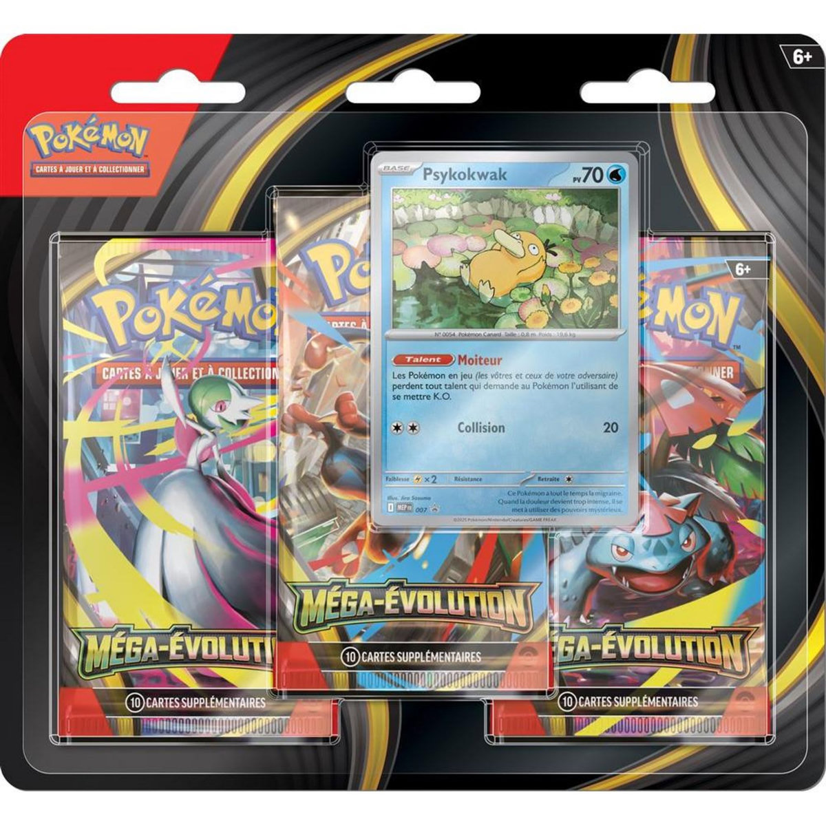 Pokemon Cartes à collectionner Pokémon EV11 Pack 3 boosters Modèle aléatoire