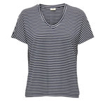 JACQUELINE DE YONG T-shirt Marine à rayures Femme JDY Issy. Coloris disponibles : Beige