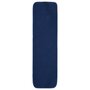 VIDAXL Tapis d'escalier 15 pcs 70x20 cm Bleu marine Rectangulaire