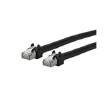 Metz Cordon de brassage RJ45 Metz Connect 13084FA000-E PUR noir industriel