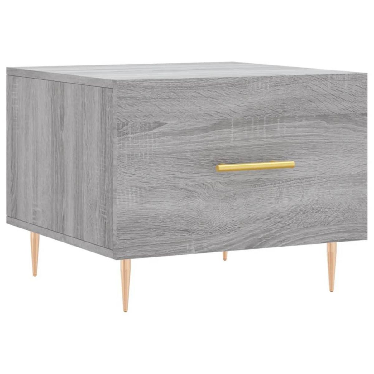 VIDAXL Table basse Sonoma gris 50x50x40 cm Bois d'ingenierie