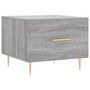 Voir la diapositive 2 : VIDAXL Table basse Sonoma gris 50x50x40 cm Bois d'ingenierie