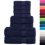 Voir la diapositive 2 : VIDAXL Ensemble de serviettes de qualité supérieure SOLUND 8 pcs