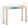 Voir la diapositive 5 : VIDAXL Table console Blanc 115x35x77 cm Bois de manguier brut