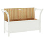 Voir la diapositive 4 : VIDAXL Banc Blanc 107x45x75,5 cm Bois de sapin solide