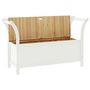 Voir la diapositive 4 : VIDAXL Banc Blanc 107x45x75,5 cm Bois de sapin solide