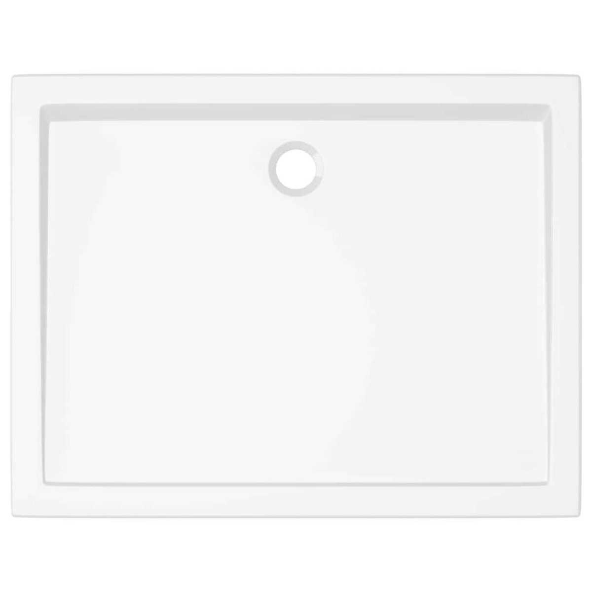 VIDAXL Receveur de douche rectangulaire ABS 70x90 cm