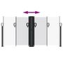 Voir la diapositive 5 : VIDAXL Auvent lateral retractable blanc 120x600 cm