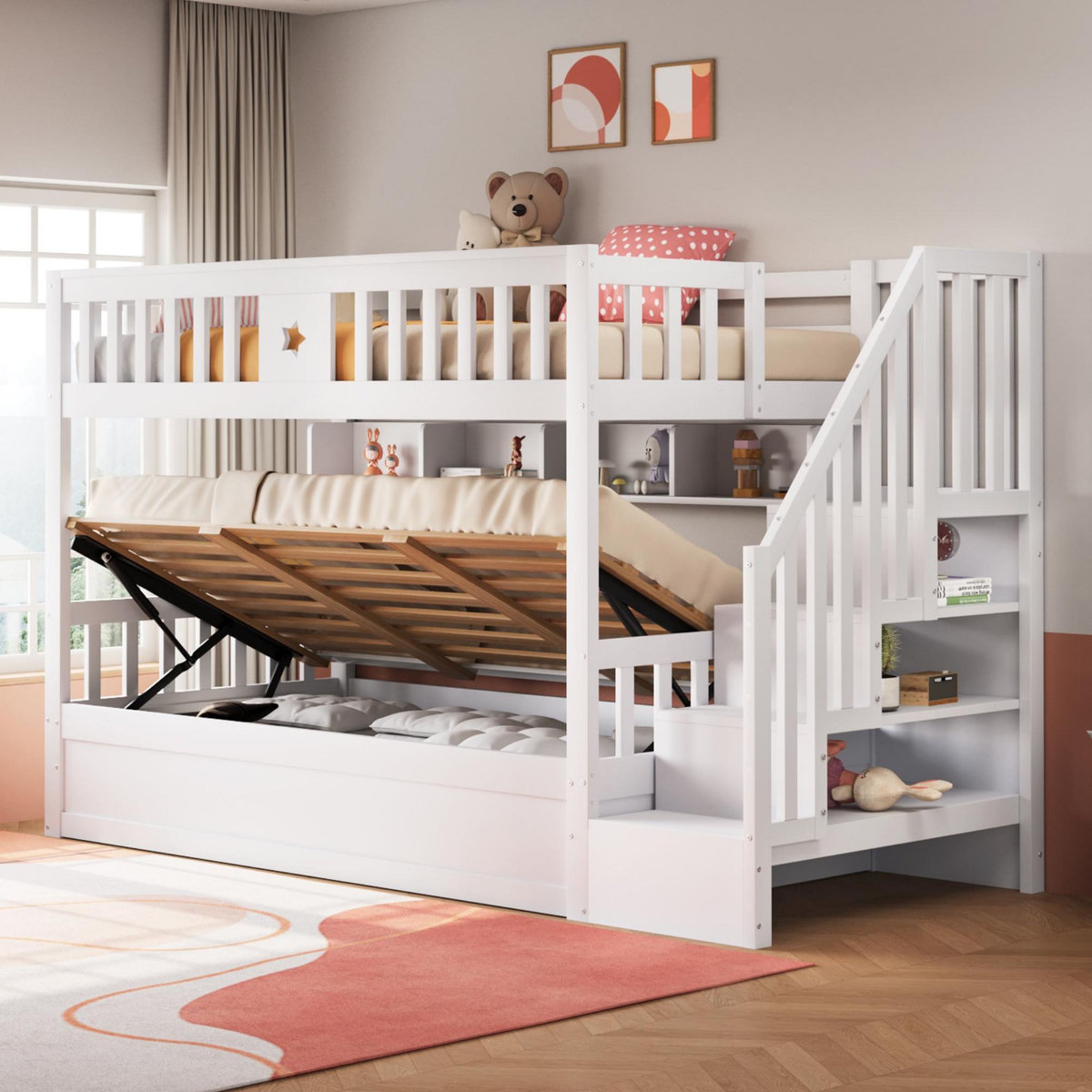 MERAX Lit superposé 90x200cm