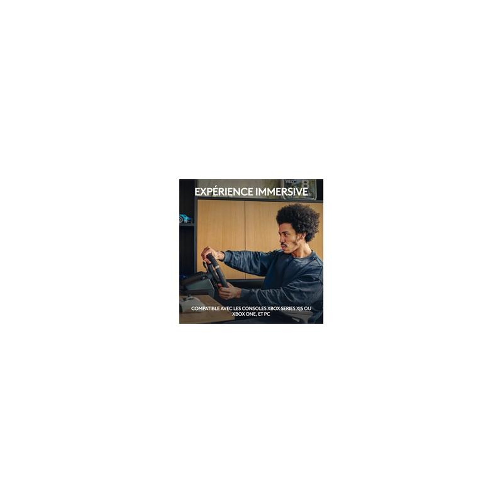 Voir la diapositive 2 : Logitech Volant gaming Logitech G920 Driving Force volant de course et pedales, retour de force realiste pour Xbox, PC et Mac