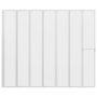 Voir la diapositive 5 : VIDAXL Pare baignoire a 7 volets avec porte-serviettes 140 x 168 cm