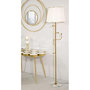 Voir la diapositive 5 : Paris Prix Lampadaire Design en Métal  Hanger  173cm Blanc & Or