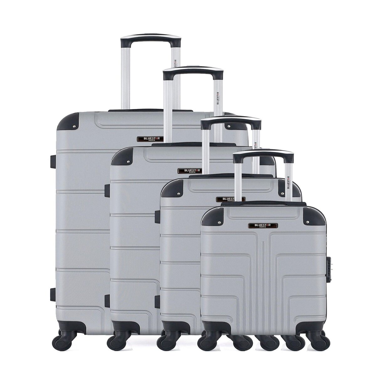 BLUESTAR BLUESTAR - Set de 4 Valises OTTAWA-M 75 cm 4 Roues
