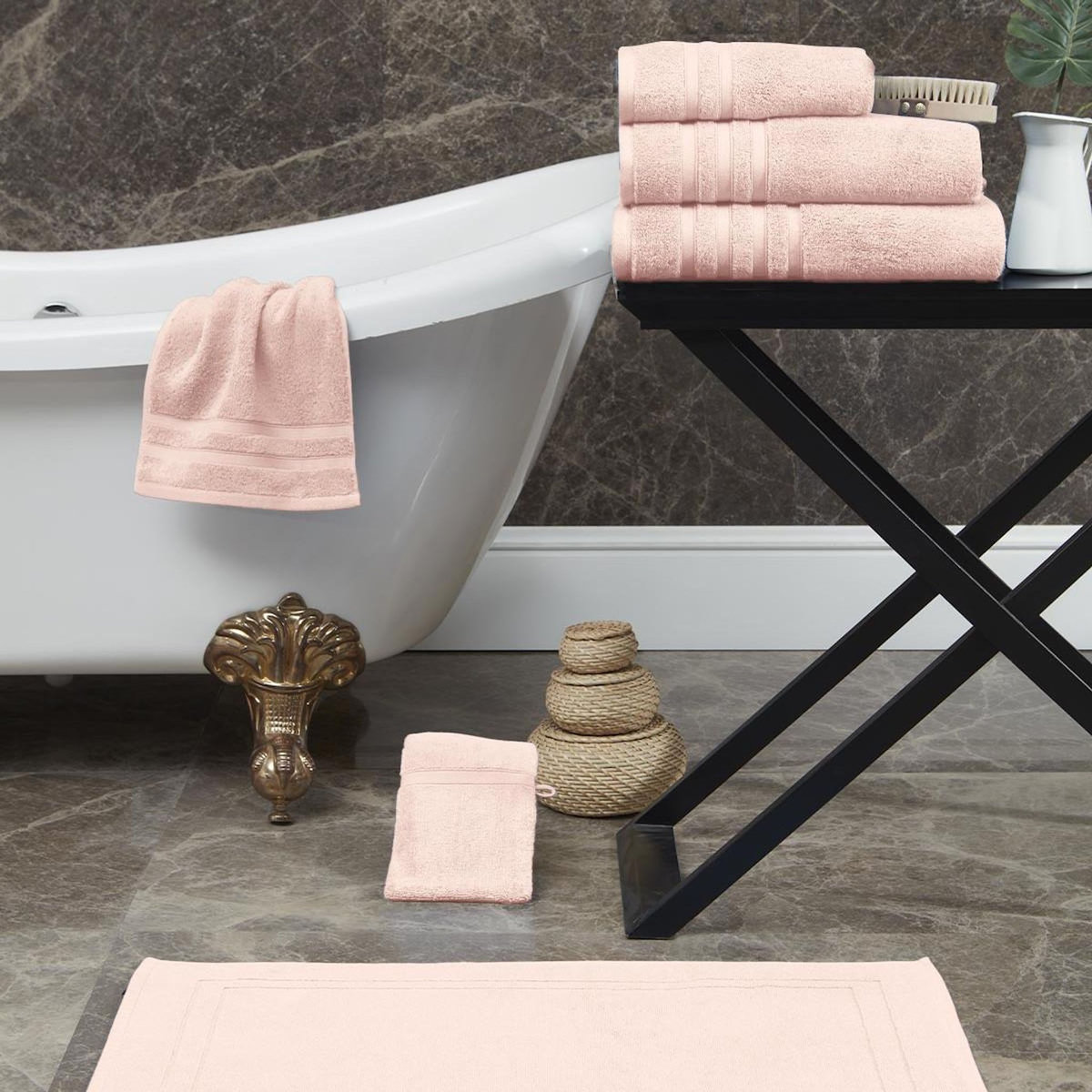 Sensei Maison Lot de 3 gants de toilette 600 g/m² SENSILK - 16x22 cm