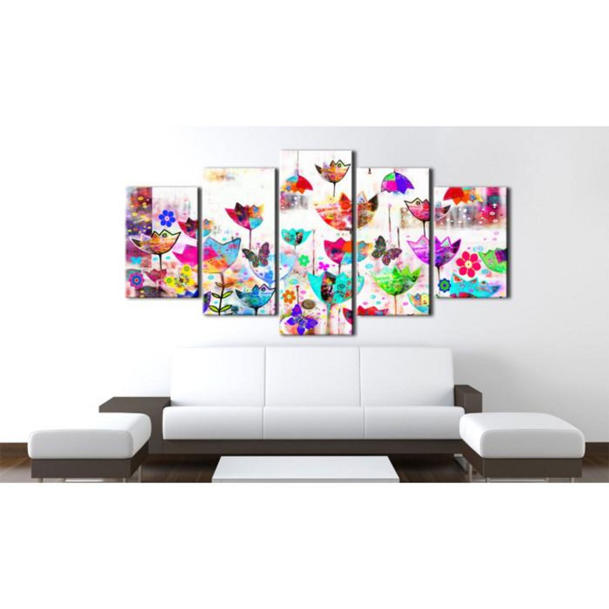 Paris Prix Tableau Imprimé  Tulipes dans la Pluie