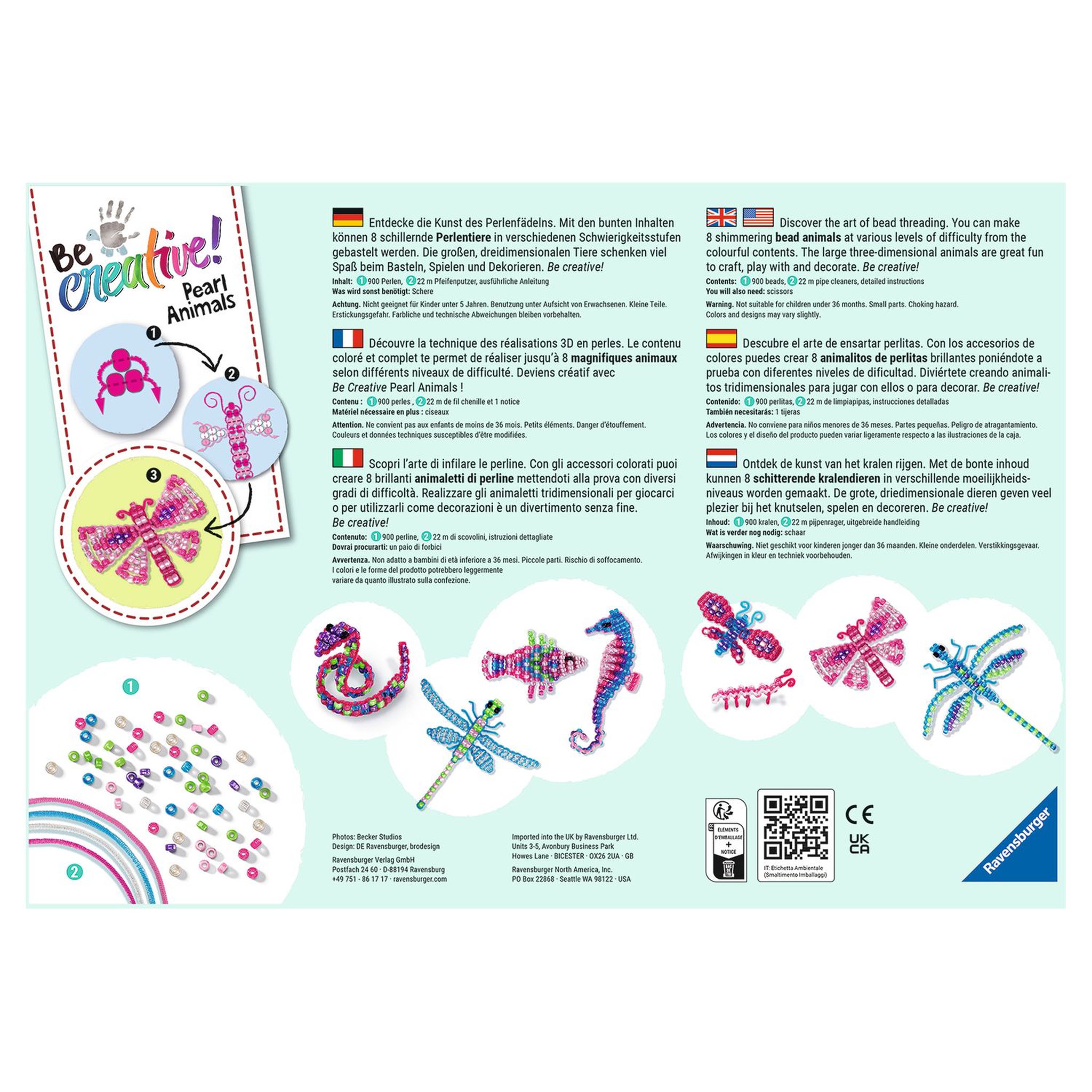 Voir la diapositive 8 : RAVENSBURGER Animaux en perles