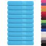 Voir la diapositive 2 : VIDAXL Serviettes 10 pcs turquoise 100x200 cm 360 g m² 100% coton