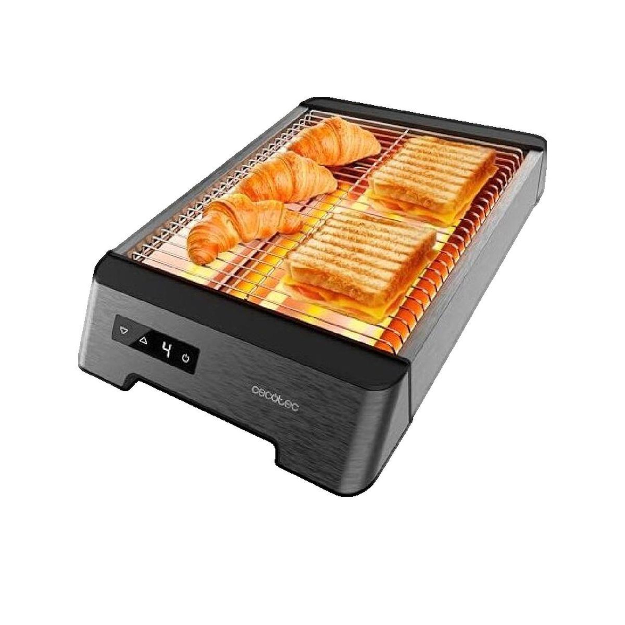 Voir la diapositive 1 : CECOTEC Grille-pain Cecotec Niceslice Touch Acier inoxydable