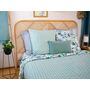 Voir la diapositive 3 : Home collection Parure housse de couette 100% coton 57fils alisco