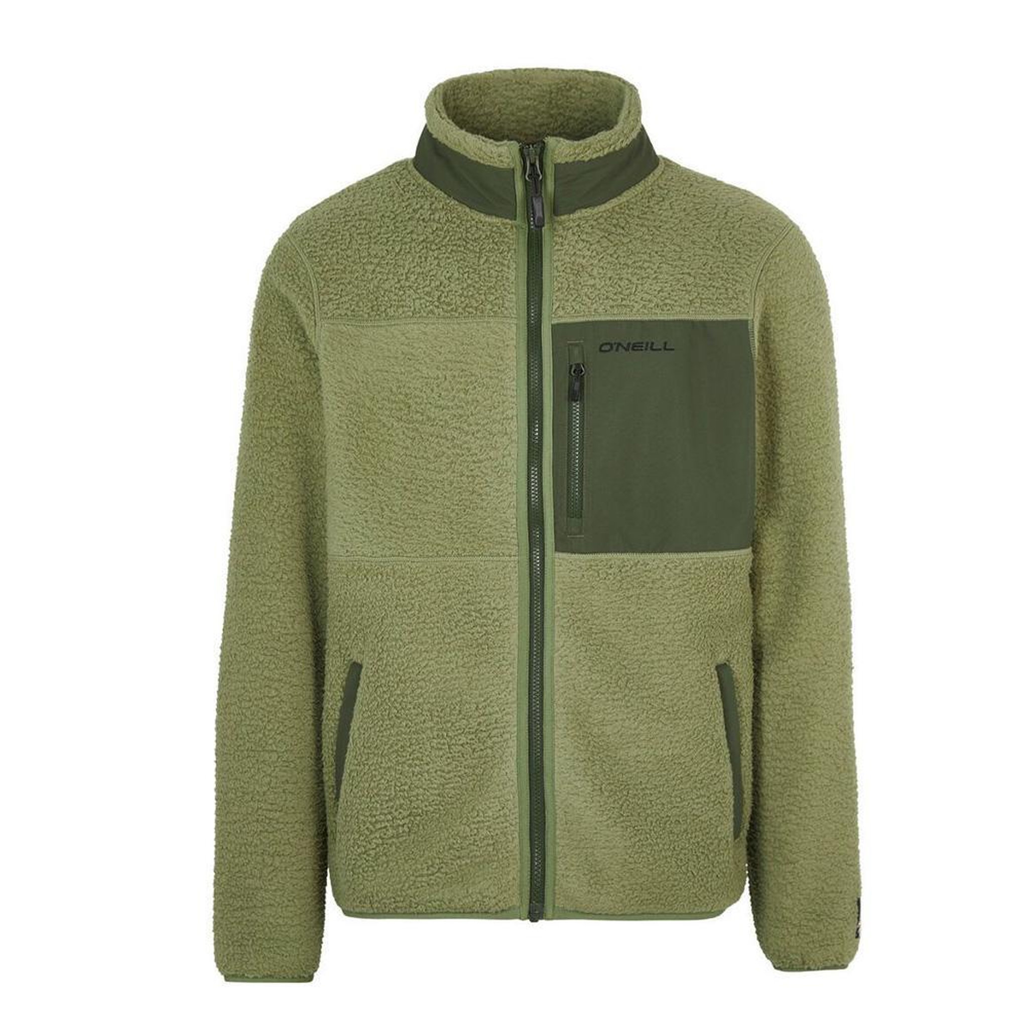O'NEILL Veste sherpa vert homme o'neill high pile fleece. Coloris disponibles : Vert