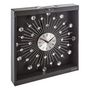 Voir la diapositive 3 : ATMOSPHERA Pendule Strass - Diam. 33 cm - Argent