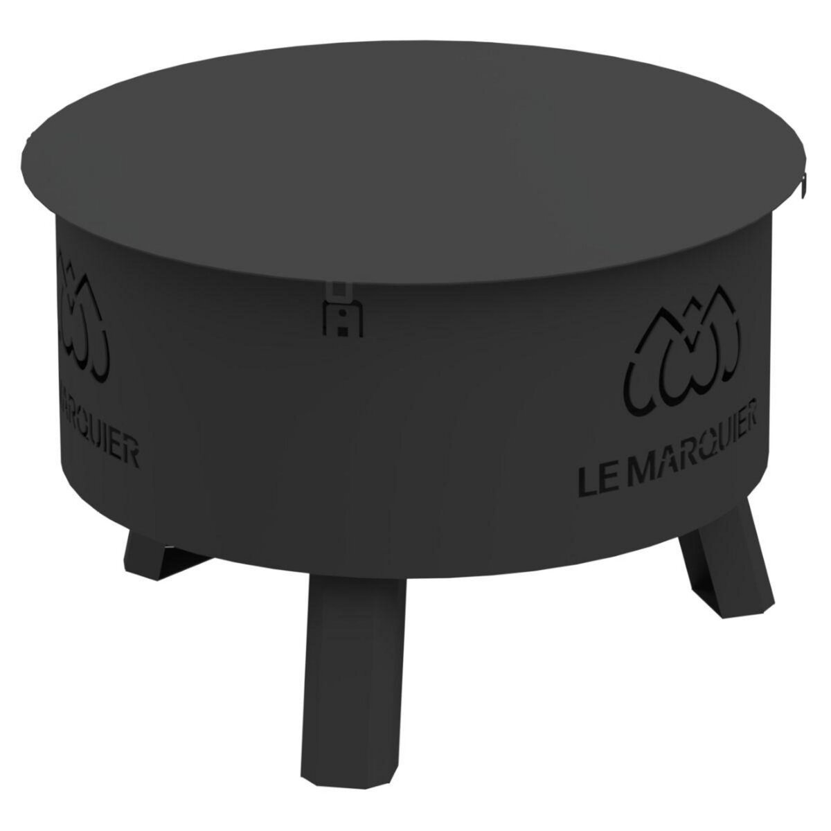 Le marquier Brasero avec couvercle Original noir