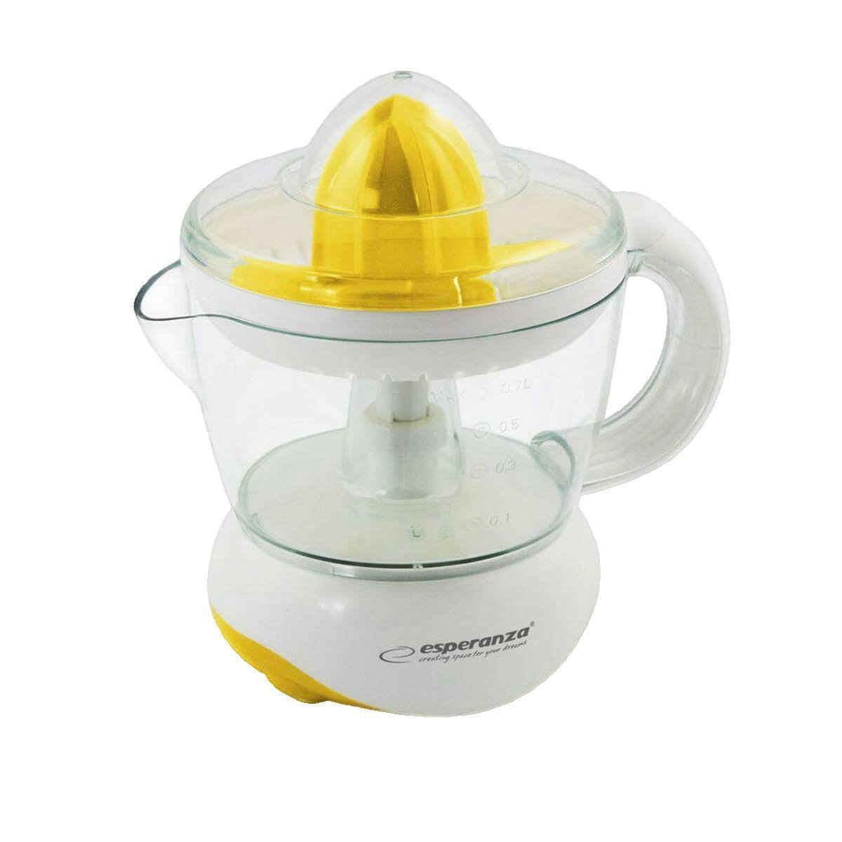ESPERANZA Presse agrumes électrique Esperanza EKJ001Y jaune et blanc