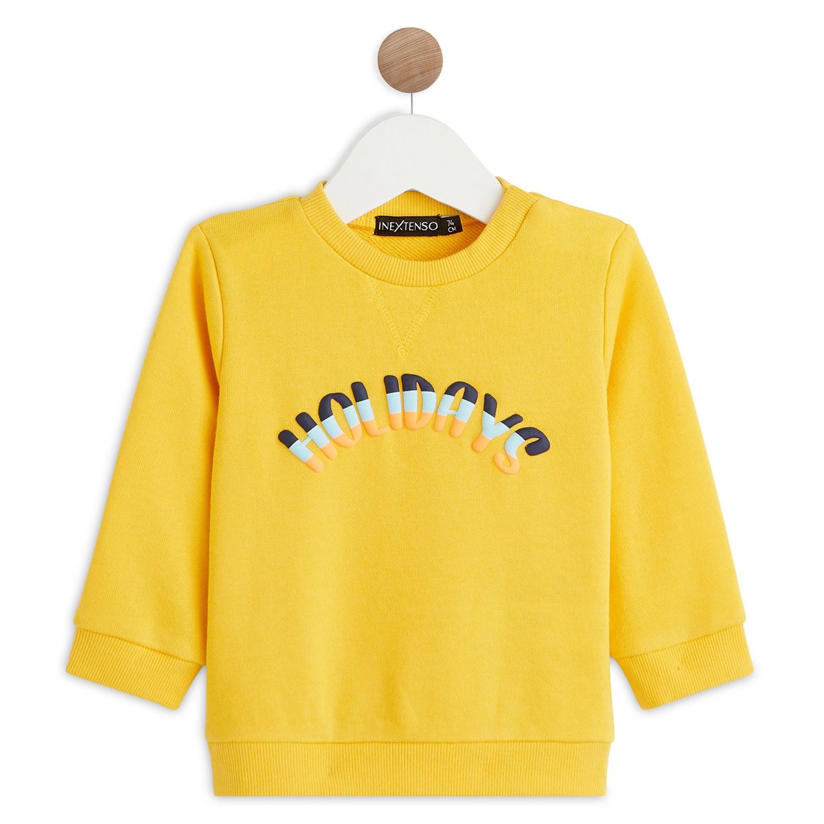 IN EXTENSO Sweat col rond bébé garçon