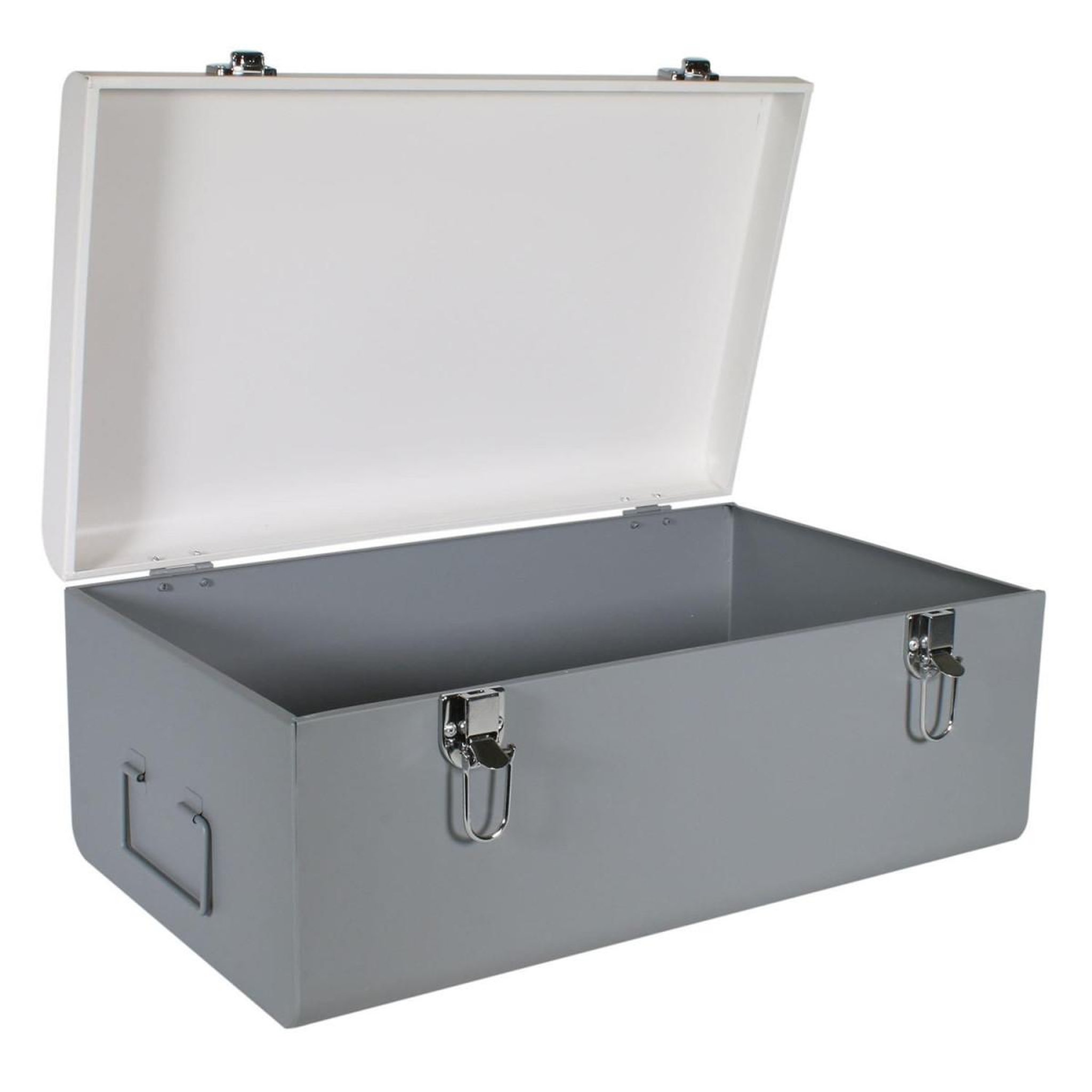 Voir la diapositive 5 : The Home Deco Factory Lot de 2 coffres de rangement enfant  explorer  47cm gris