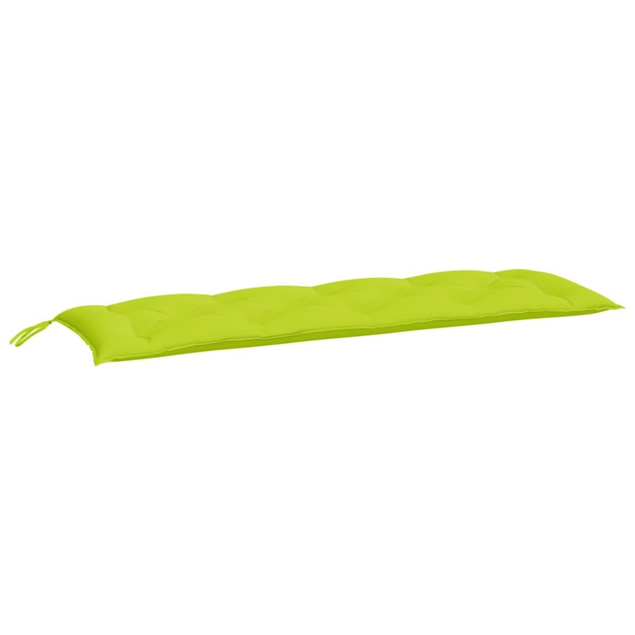 Voir la diapositive 3 : VIDAXL Coussins de banc de jardin lot de 2 vert vif tissu Oxford
