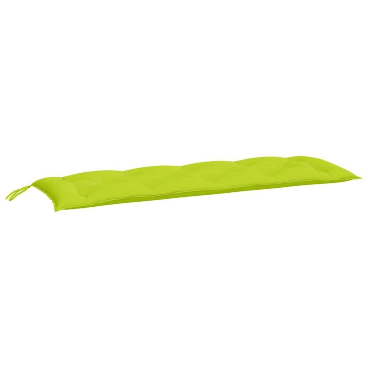 VIDAXL Coussins de banc de jardin lot de 2 vert vif tissu Oxford