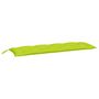 Voir la diapositive 3 : VIDAXL Coussins de banc de jardin lot de 2 vert vif tissu Oxford