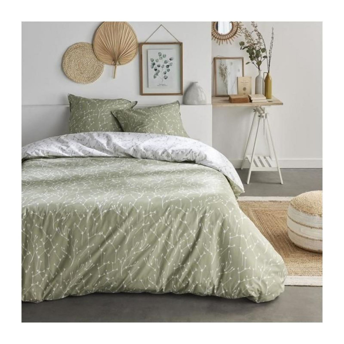 Today Parure de lit 2 personnes - TODAY - Sunshine 15.25 - 220 x 240 cm - 100% Coton imprimé