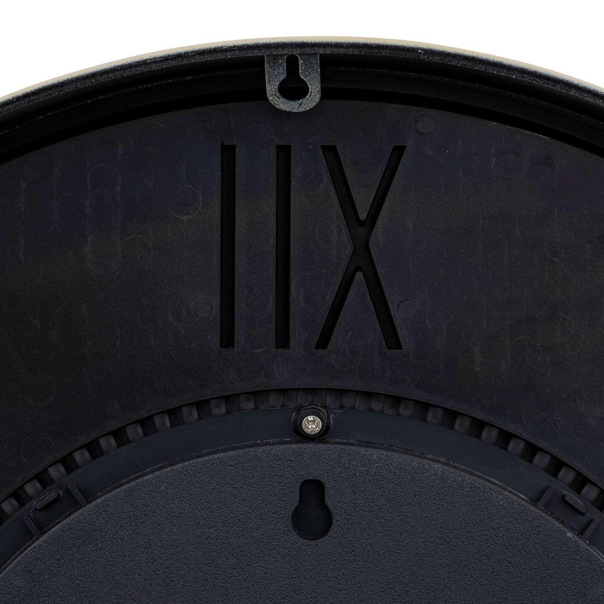 Voir la diapositive 4 : ATMOSPHERA Horloge murale en métal vintage - gris métallisé