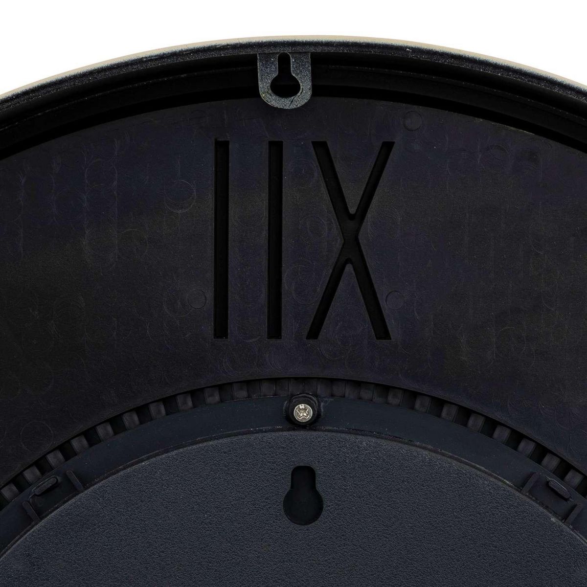 ATMOSPHERA Horloge murale en métal VINTAGE - Gris métallisé