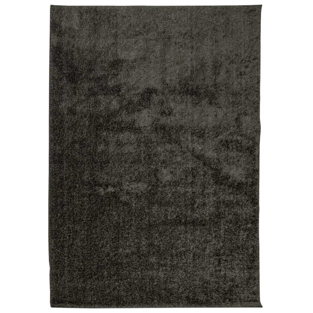 VIDAXL Tapis ISTAN a poils longs aspect brillant anthracite 140x200 cm