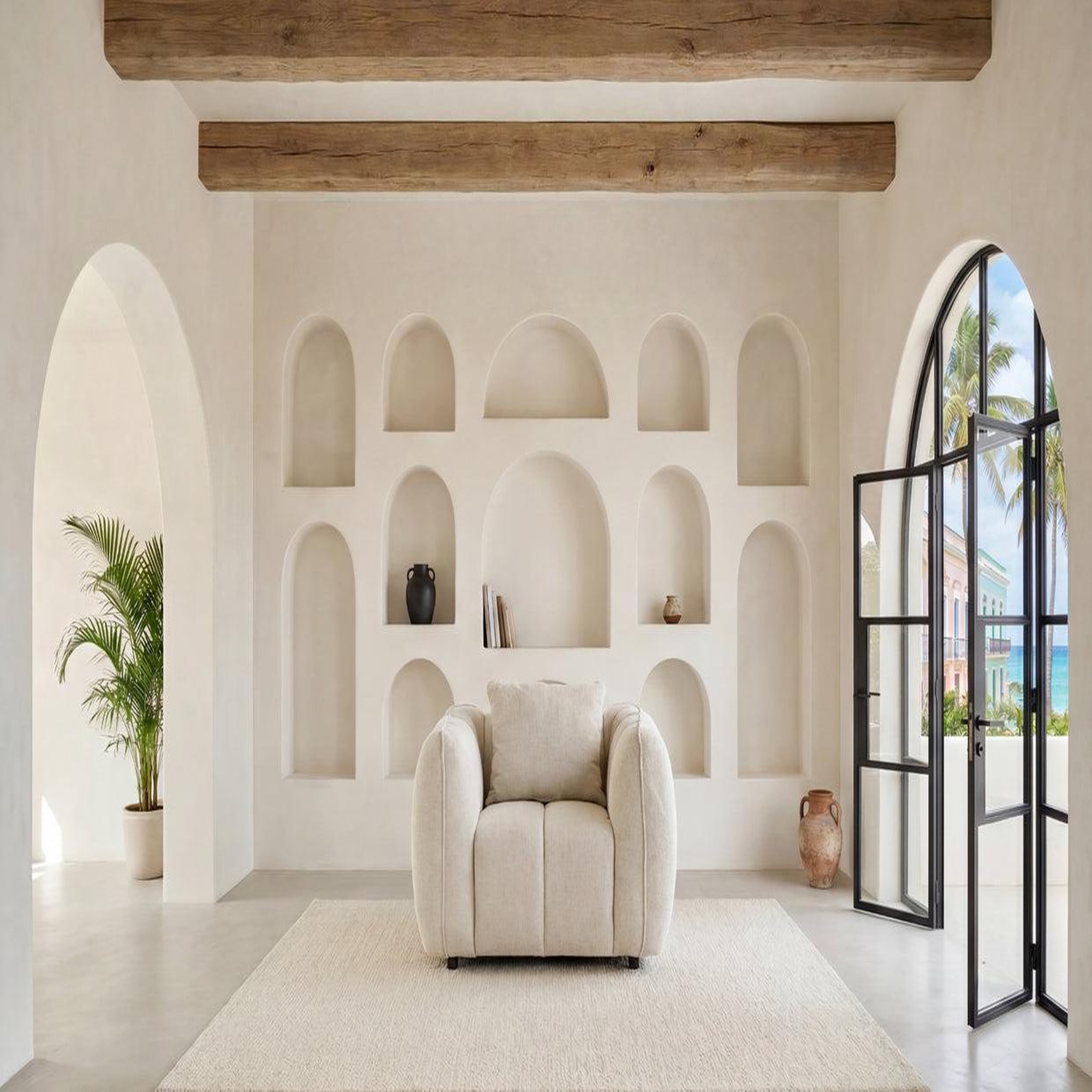 Voir la diapositive 3 : CASANOVA PARIS HAVANA - Fauteuil tissu lisse