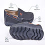 Voir la diapositive 4 : OZABI OZABI Mocassins Homme Microperforés Confort Été Semelle Crantée