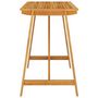 Voir la diapositive 5 : VIDAXL Ensemble de bar de jardin 7 pcs Noir