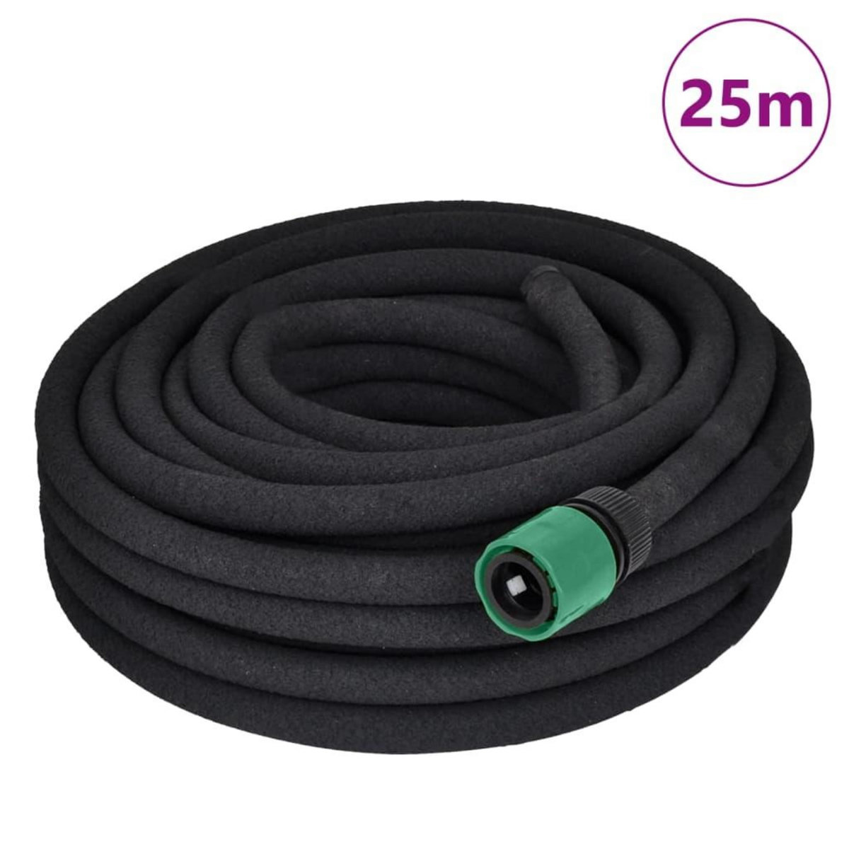 VIDAXL Tuyau d'arrosage irrigation de jardin Connecteur 1/2 pouces 25m